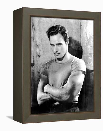 A Streetcar Named Desire, Marlon Brando, 1951, Arms Folded-null-Framed Stretched Canvas