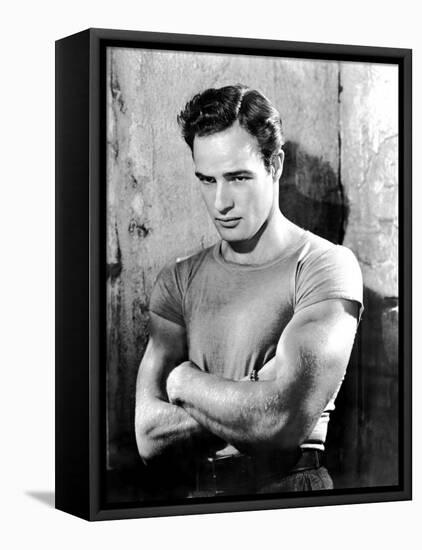 A Streetcar Named Desire, Marlon Brando, 1951, Arms Folded-null-Framed Stretched Canvas