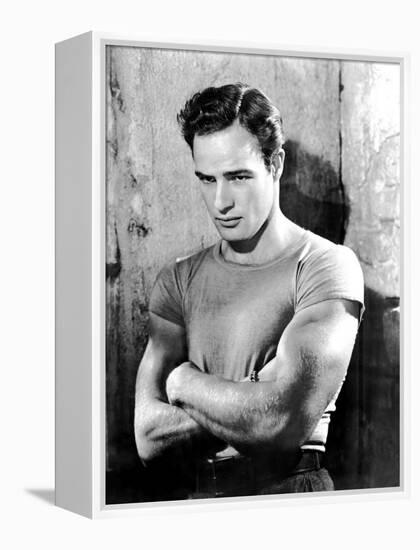 A Streetcar Named Desire, Marlon Brando, 1951, Arms Folded-null-Framed Stretched Canvas