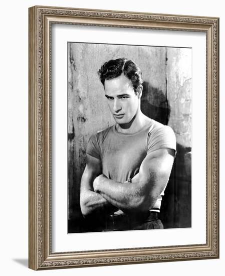 A Streetcar Named Desire, Marlon Brando, 1951, Arms Folded-null-Framed Photo