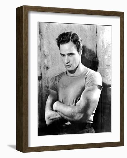 A Streetcar Named Desire, Marlon Brando, 1951, Arms Folded-null-Framed Photo