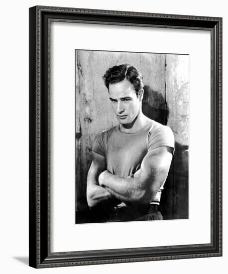 A Streetcar Named Desire, Marlon Brando, 1951, Arms Folded-null-Framed Photo