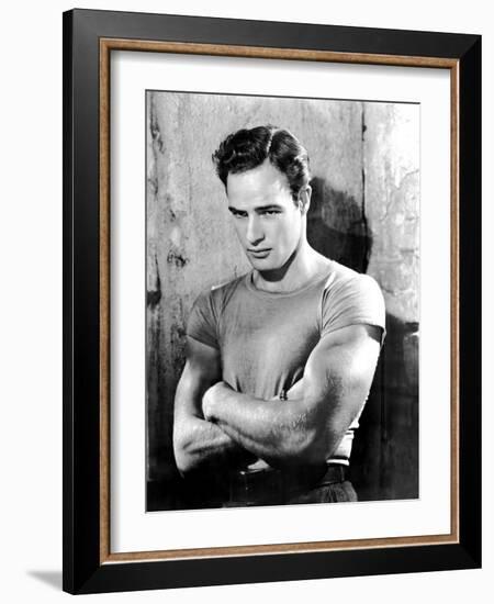 A Streetcar Named Desire, Marlon Brando, 1951, Arms Folded-null-Framed Photo