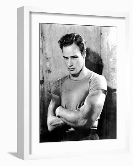 A Streetcar Named Desire, Marlon Brando, 1951, Arms Folded-null-Framed Photo