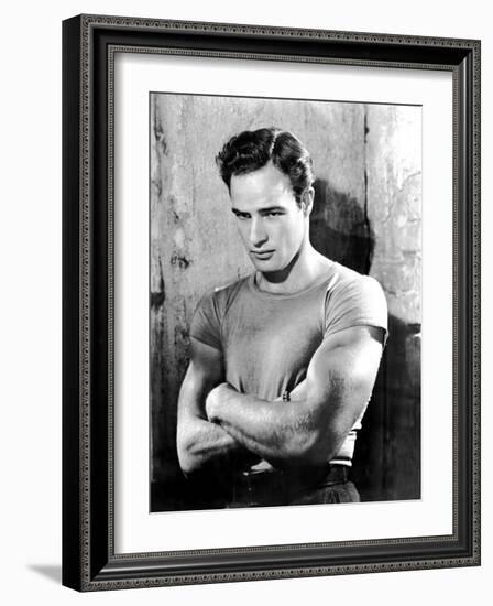 A Streetcar Named Desire, Marlon Brando, 1951, Arms Folded-null-Framed Photo