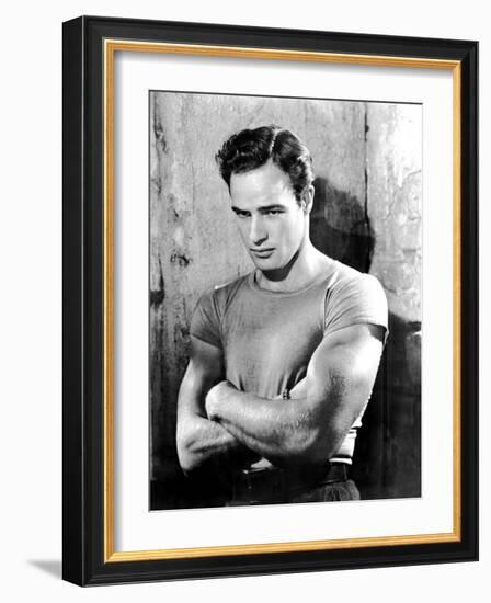 A Streetcar Named Desire, Marlon Brando, 1951, Arms Folded-null-Framed Photo