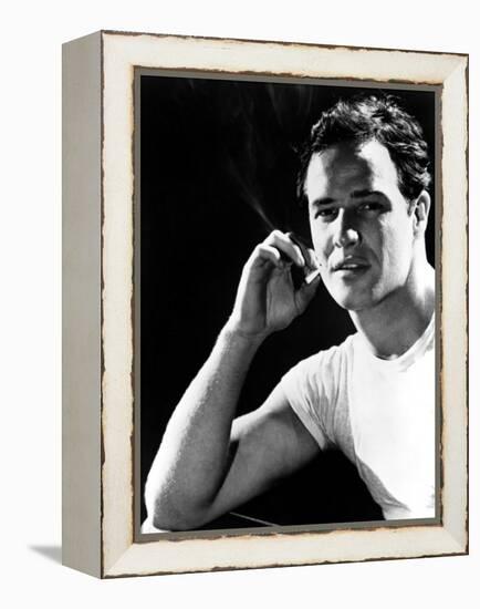 A Streetcar Named Desire, Marlon Brando, 1951-null-Framed Stretched Canvas