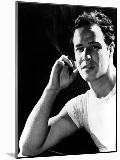 A Streetcar Named Desire, Marlon Brando, 1951-null-Mounted Photo