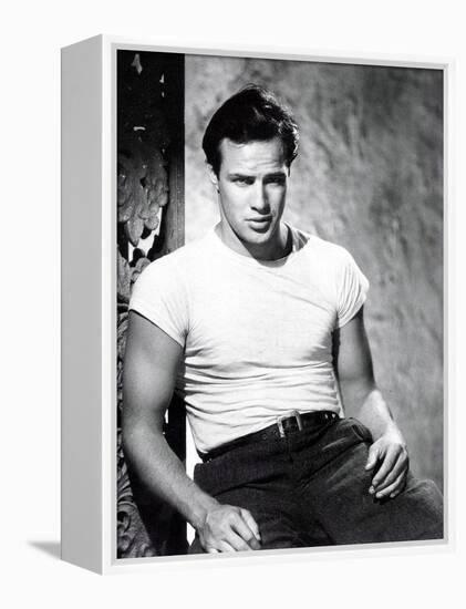 A Streetcar Named Desire, Marlon Brando 1951-null-Framed Stretched Canvas