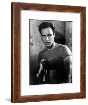 A Streetcar Named Desire, Marlon Brando, 1951-null-Framed Photo