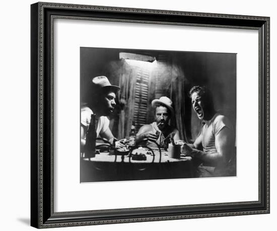 A Streetcar Named Desire, Nick Dennis, Rudy Bond, Marlon Brando, 1951-null-Framed Photo