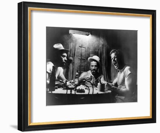 A Streetcar Named Desire, Nick Dennis, Rudy Bond, Marlon Brando, 1951-null-Framed Photo