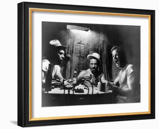 A Streetcar Named Desire, Nick Dennis, Rudy Bond, Marlon Brando, 1951-null-Framed Photo