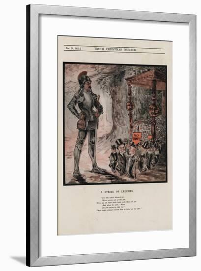 A Strike of Leeches-null-Framed Giclee Print