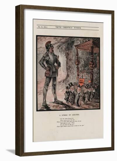 A Strike of Leeches-null-Framed Giclee Print