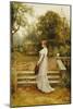 A Stroll in the Garden-Ernest Walbourn-Mounted Giclee Print