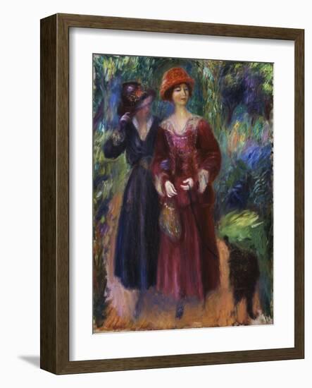 A Stroll in the Park, 1915-1918-William James Glackens-Framed Giclee Print