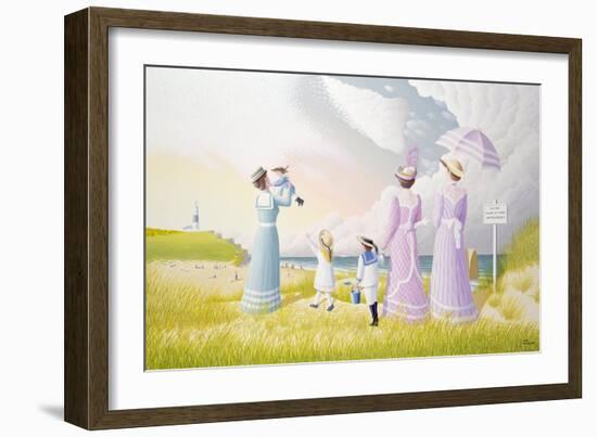 A Stroll on the Dunes-Peter Szumowski-Framed Giclee Print