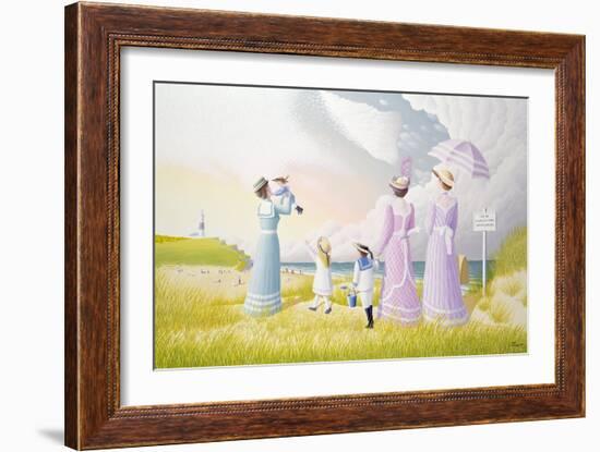 A Stroll on the Dunes-Peter Szumowski-Framed Giclee Print