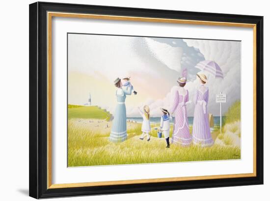 A Stroll on the Dunes-Peter Szumowski-Framed Giclee Print