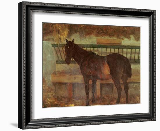 A Stud from the Town of Saintes, 1863 (Oil on Canvas)-Gustave Courbet-Framed Giclee Print