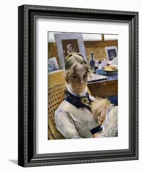 A Studio Idyll: The-Carl Larsson-Framed Giclee Print