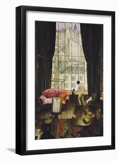 A Studio in Montparnasse-Christopher Richard Wynne Nevinson-Framed Giclee Print