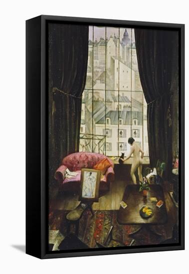 A Studio in Montparnasse-Christopher Richard Wynne Nevinson-Framed Premier Image Canvas
