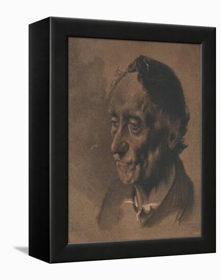 'A Study', c1900-Adolph Menzel-Framed Premier Image Canvas