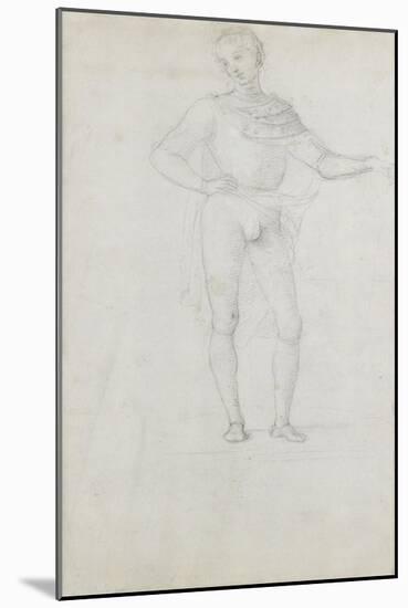 A Study for a Figure in an Adoration of the Magi-Pietro Perugino-Mounted Giclee Print