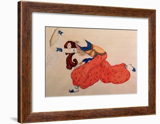 A Study for a Figure of a Dancer for Scheherazade-Leon Bakst-Framed Giclee Print