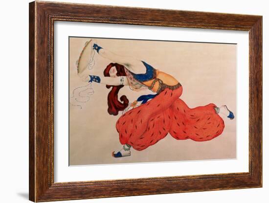 A Study for a Figure of a Dancer for Scheherazade-Leon Bakst-Framed Giclee Print