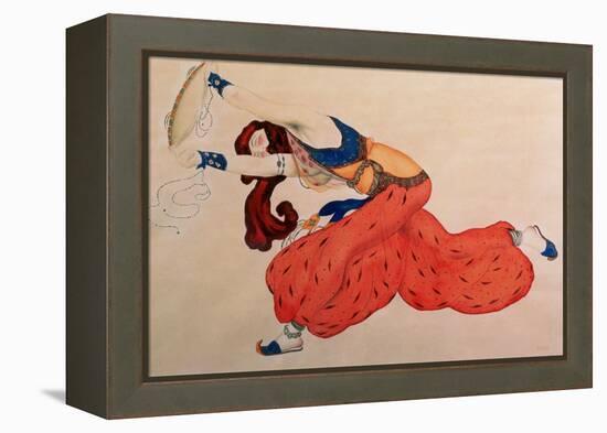 A Study for a Figure of a Dancer for Scheherazade-Leon Bakst-Framed Premier Image Canvas