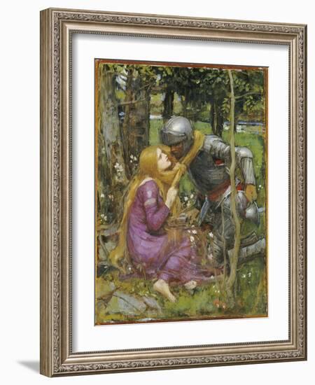 A Study for 'La Belle Dame Sans Merci', C.1893-John William Waterhouse-Framed Giclee Print