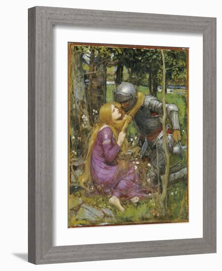 A Study for 'La Belle Dame Sans Merci', C.1893-John William Waterhouse-Framed Giclee Print