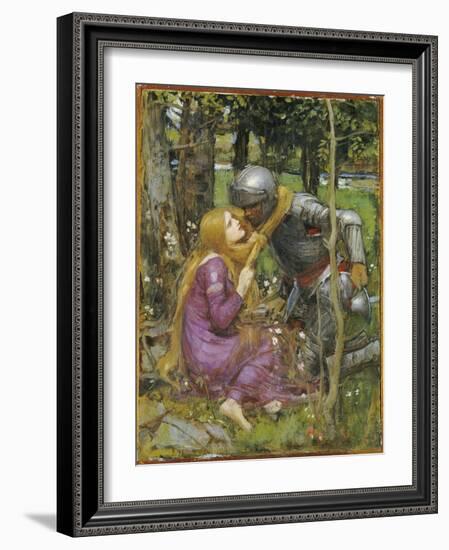 A Study for 'La Belle Dame Sans Merci', C.1893-John William Waterhouse-Framed Giclee Print