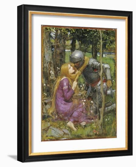 A Study for 'La Belle Dame Sans Merci', C.1893-John William Waterhouse-Framed Giclee Print