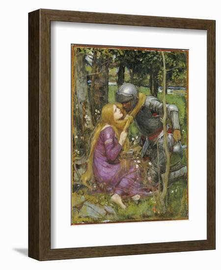 A Study for 'La Belle Dame Sans Merci', C.1893-John William Waterhouse-Framed Giclee Print