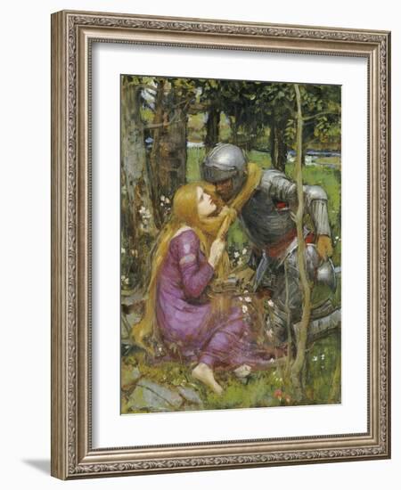 A Study for La Belle Dame Sans Merci-John William Waterhouse-Framed Giclee Print