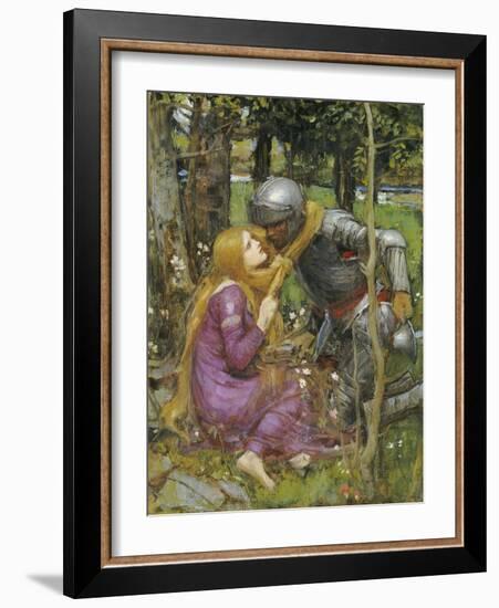 A Study for La Belle Dame Sans Merci-John William Waterhouse-Framed Giclee Print