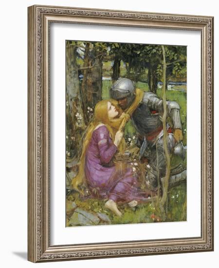 A Study for La Belle Dame Sans Merci-John William Waterhouse-Framed Giclee Print