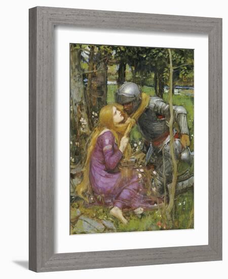 A Study for La Belle Dame Sans Merci-John William Waterhouse-Framed Giclee Print