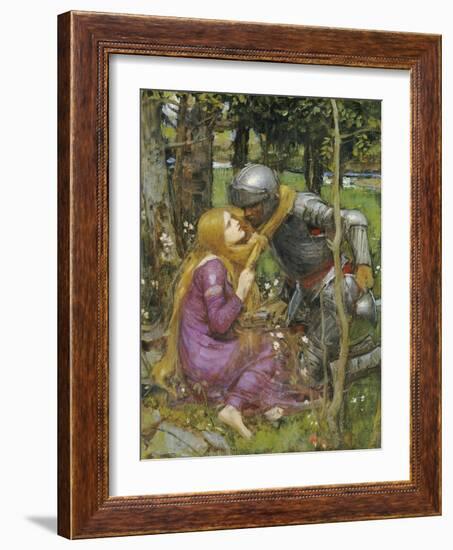 A Study for La Belle Dame Sans Merci-John William Waterhouse-Framed Giclee Print