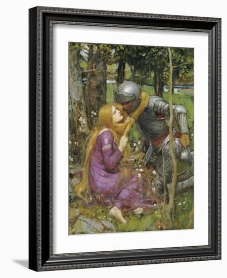 A Study for La Belle Dame Sans Merci-John William Waterhouse-Framed Giclee Print