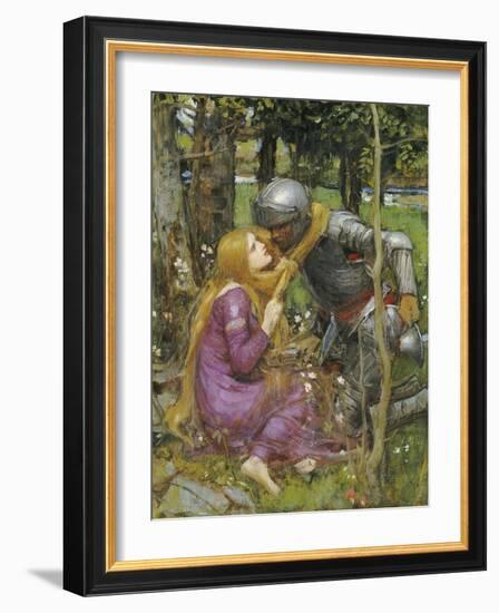 A Study for La Belle Dame Sans Merci-John William Waterhouse-Framed Giclee Print