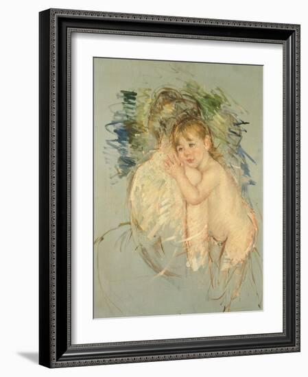 A Study for "Le Dos Nu"-Mary Cassatt-Framed Giclee Print