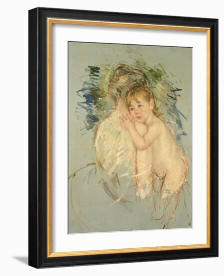 A Study for "Le Dos Nu"-Mary Cassatt-Framed Giclee Print