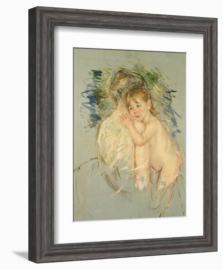 A Study for "Le Dos Nu"-Mary Cassatt-Framed Giclee Print