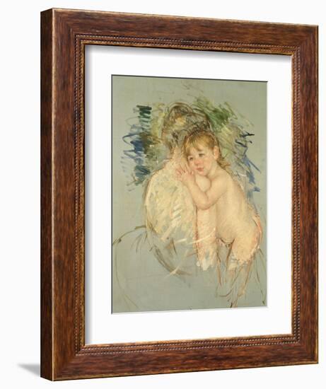 A Study for "Le Dos Nu"-Mary Cassatt-Framed Giclee Print