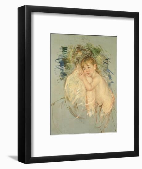 A Study for "Le Dos Nu"-Mary Cassatt-Framed Premium Giclee Print